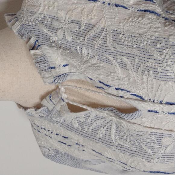 NWT Raga Women's White/Blue Striped Dress Size XS - Picture 4 of 12